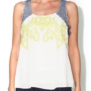 Skies are Blue Geometric Tank